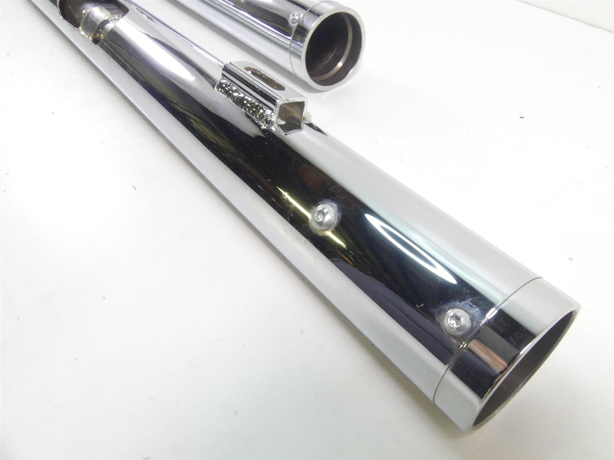 2001 Yamaha XV1600 Road Star Hard Krome 3" Big Straights Exhaust System 45-4829 {{ shop.shopifyCountryName }} - Mototech271