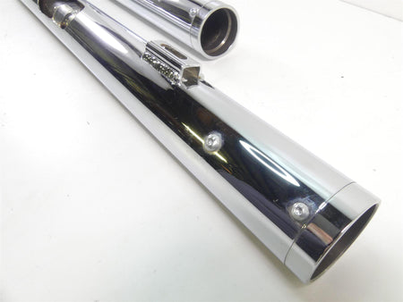 2001 Yamaha XV1600 Road Star Hard Krome 3" Big Straights Exhaust System 45-4829 {{ shop.shopifyCountryName }} - Mototech271