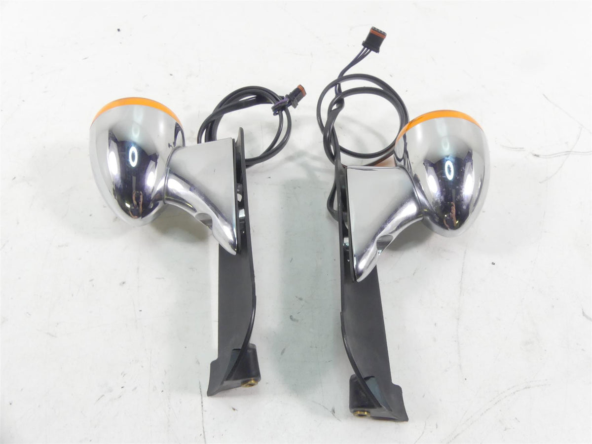 2016 Harley Touring FLTRX Road Glide Front Blinker Turn Signal Set 67800512 {{ shop.shopifyCountryName }} - Mototech271