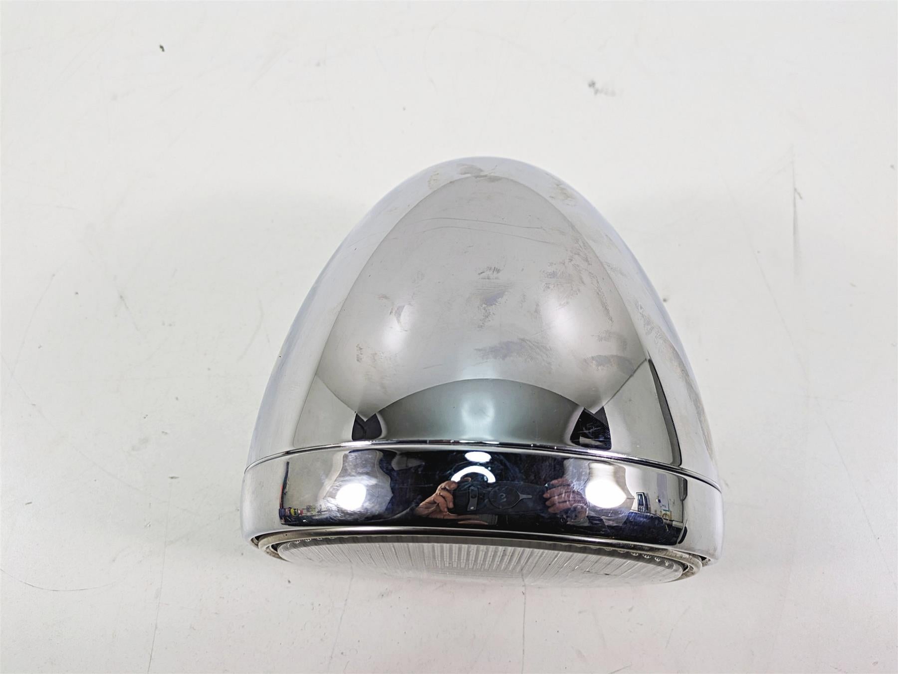 2006 Honda VT1100 C2 Shadow Headlight Head Light Lamp & Mount 61301-MBA-000 {{ shop.shopifyCountryName }} - Mototech271