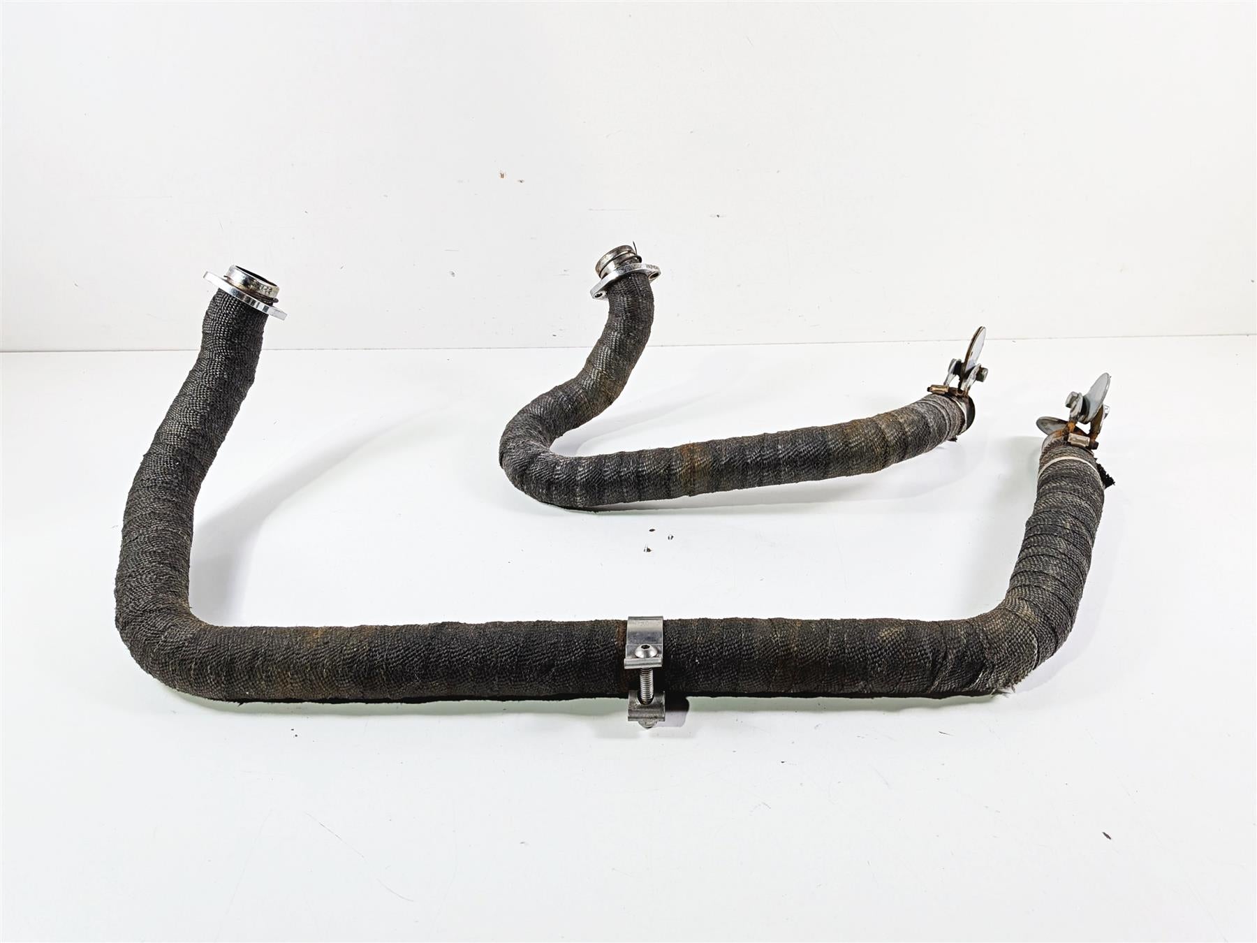 2002 Harley Davidson XLH883 Sportster Custom Exhaust System + Rain Flap Covers {{ shop.shopifyCountryName }} - Mototech271