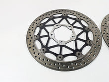 Load image into Gallery viewer, 2016 Kawasaki ZX10R Ninja Brembo Front Brake Disc Rotor Set 41080-0648-18U
