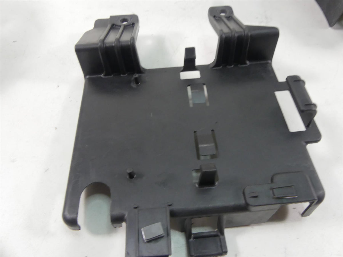 2010 Harley Touring FLHX Street Glide Battery Tray Electric Holder Set 66281-09 {{ shop.shopifyCountryName }} - Mototech271