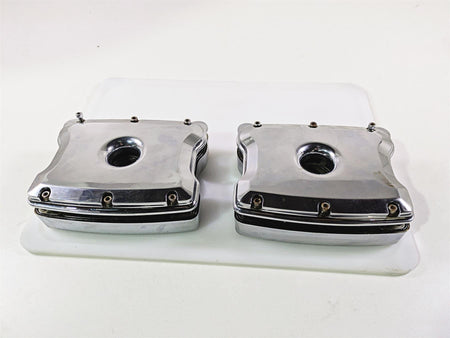 2004 Big Dog Chopper S&S Chrome Rocker Box Cylinderhead Cover Set 90-4093-S {{ shop.shopifyCountryName }} - Mototech271
