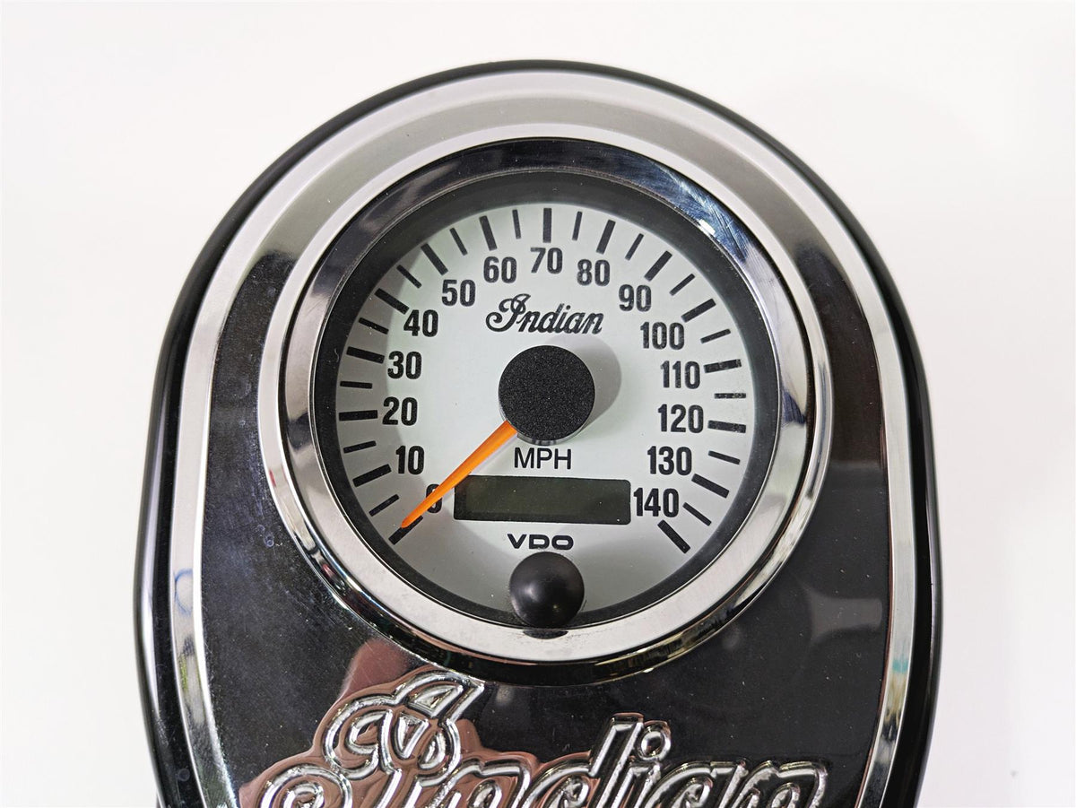2002 Indian Spirit Deluxe Speedometer Gauge & Tank Cover 9K 56-026 26-341 {{ shop.shopifyCountryName }} - Mototech271
