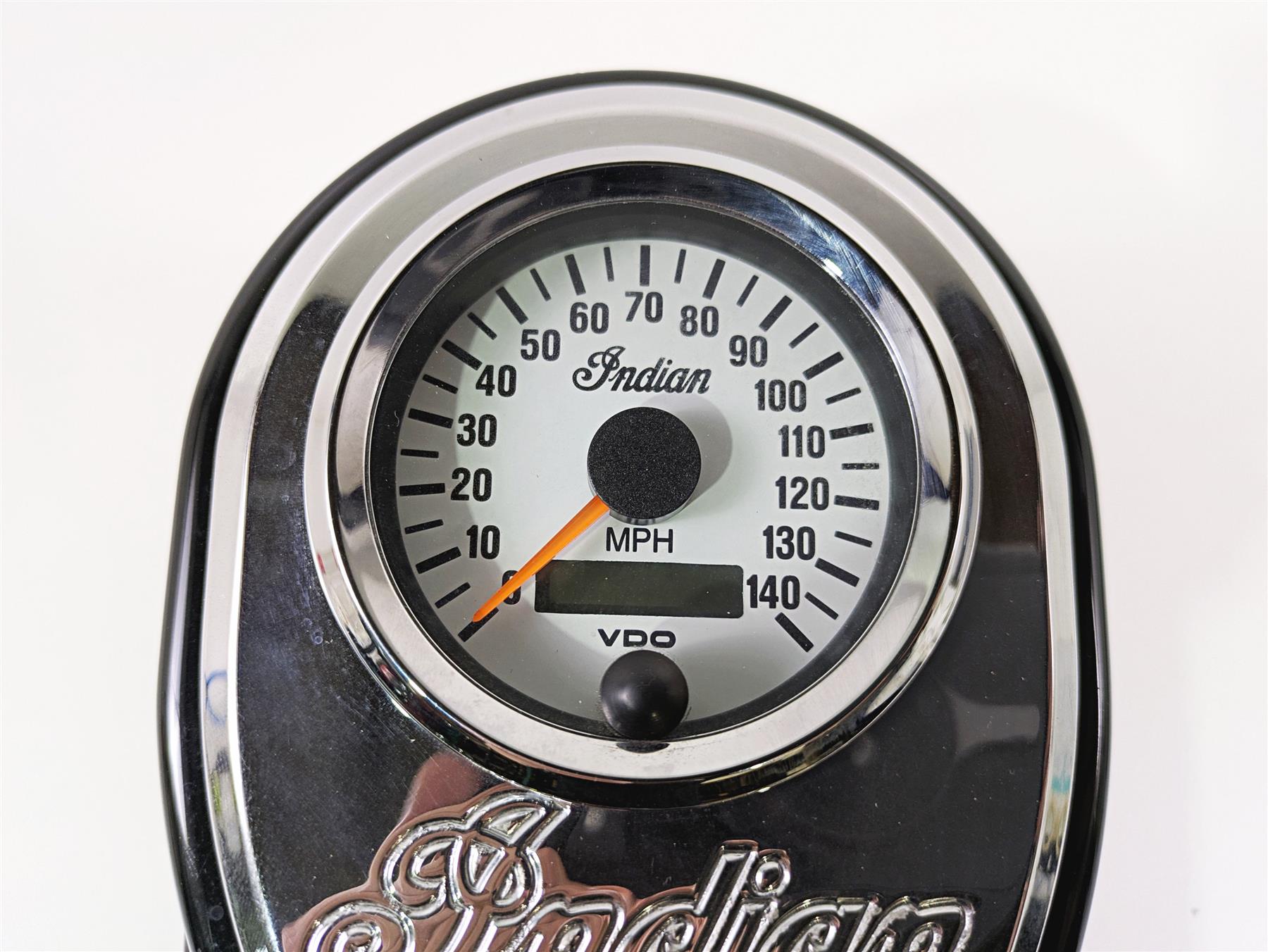 2002 Indian Spirit Deluxe Speedometer Gauge & Tank Cover 9K 56-026 26-341 {{ shop.shopifyCountryName }} - Mototech271