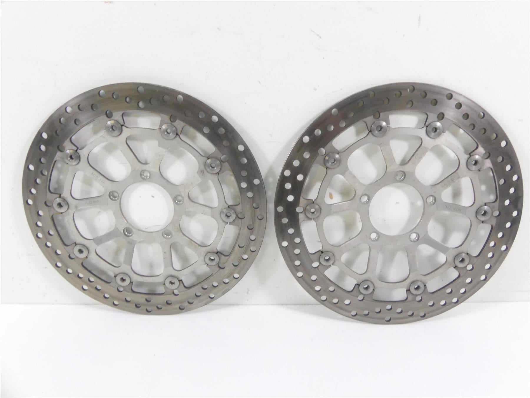 2004 Ducati 999 SBK Front Brembo Brake Rotor Disc Set 49240551A
