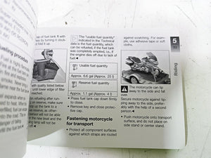 2014 BMW R1200 RT RTW K52 Owners Manual Book & Pouch Bag 01418543807