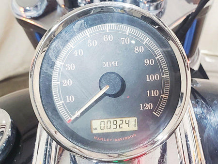 2009 Harley FXCWC Softail Rocker Speedometer Gauge Instrument 9k Only 67517-08 {{ shop.shopifyCountryName }} - Mototech271