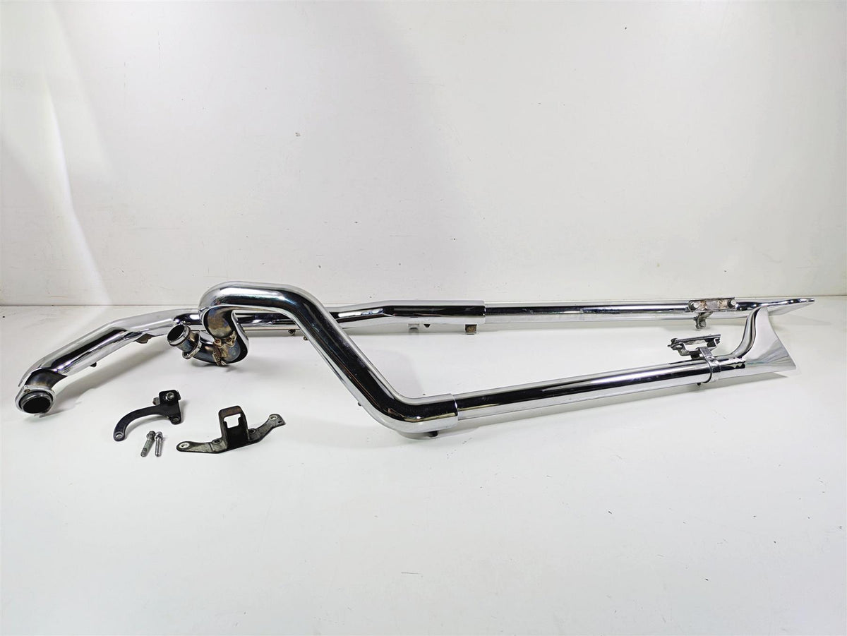 1998 Harley Touring FLHRCI Road King True Dual Fishtail Header Exhaust Set {{ shop.shopifyCountryName }} - Mototech271