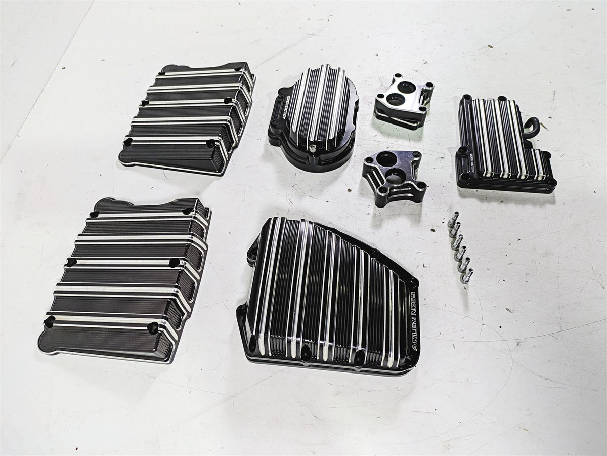 2015 Harley Touring FLHXS Street Glide Arlen Ness Engine Tranny Cover Set 03-963 {{ shop.shopifyCountryName }} - Mototech271