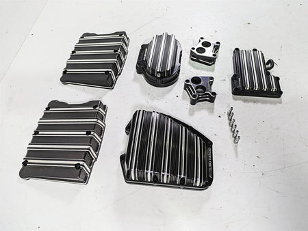 2015 Harley Touring FLHXS Street Glide Arlen Ness Engine Tranny Cover Set 03-963 {{ shop.shopifyCountryName }} - Mototech271