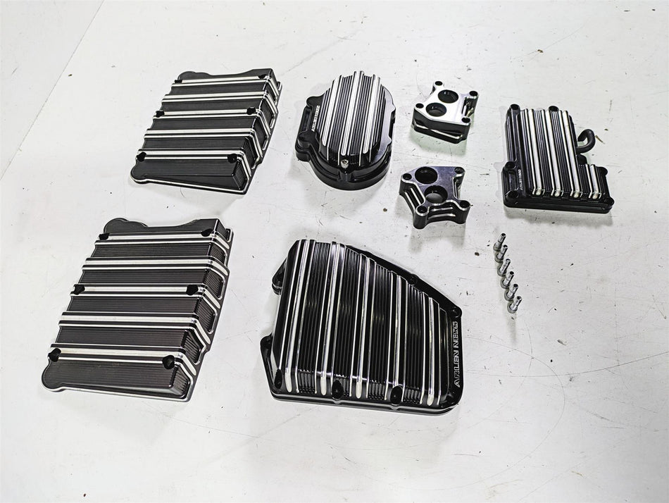 2015 Harley Touring FLHXS Street Glide Arlen Ness Engine Tranny Cover Set 03-963 {{ shop.shopifyCountryName }} - Mototech271