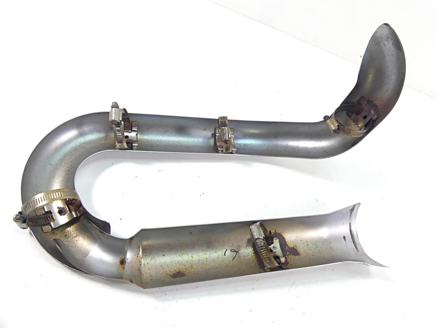 2013 Harley VRSCF Muscle Vrod Oem Exhaust Header Heat Shield Set -Read 65787-09 {{ shop.shopifyCountryName }} - Mototech271