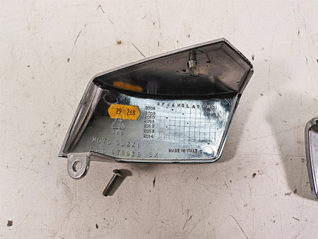 2013 Moto Guzzi V7 750 Stone Throttle Body Chrome Cover Set 978938 978939 {{ shop.shopifyCountryName }} - Mototech271