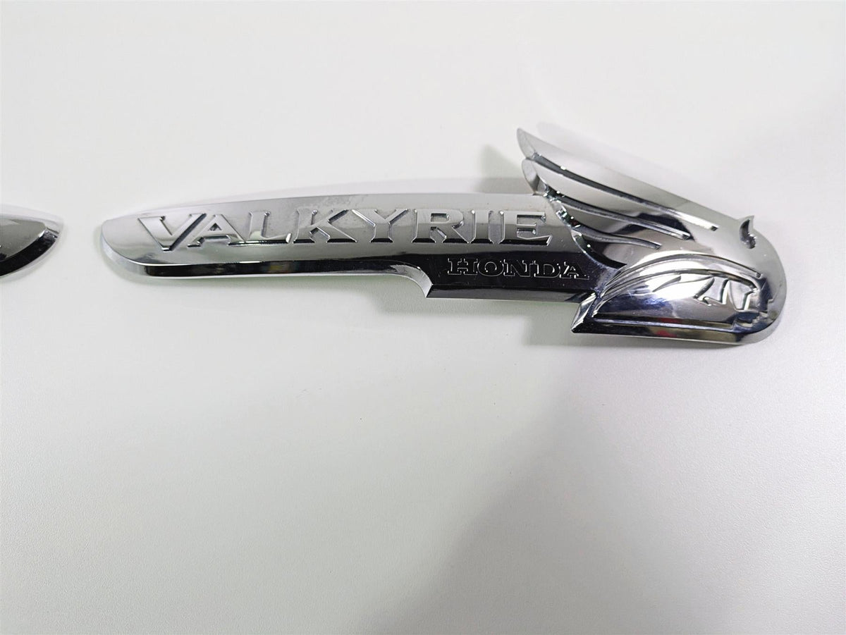 2002 Honda GL1500 CD Valkyrie Deluxe Left Right Tank Badge Emblem Set 1234567 {{ shop.shopifyCountryName }} - Mototech271