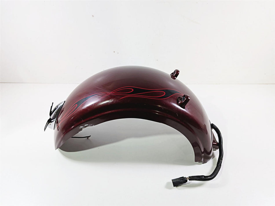 2009 Harley FXCWC Softail Rocker Rear Fender Crimson Red Sunglo - Read 60132-08A {{ shop.shopifyCountryName }} - Mototech271