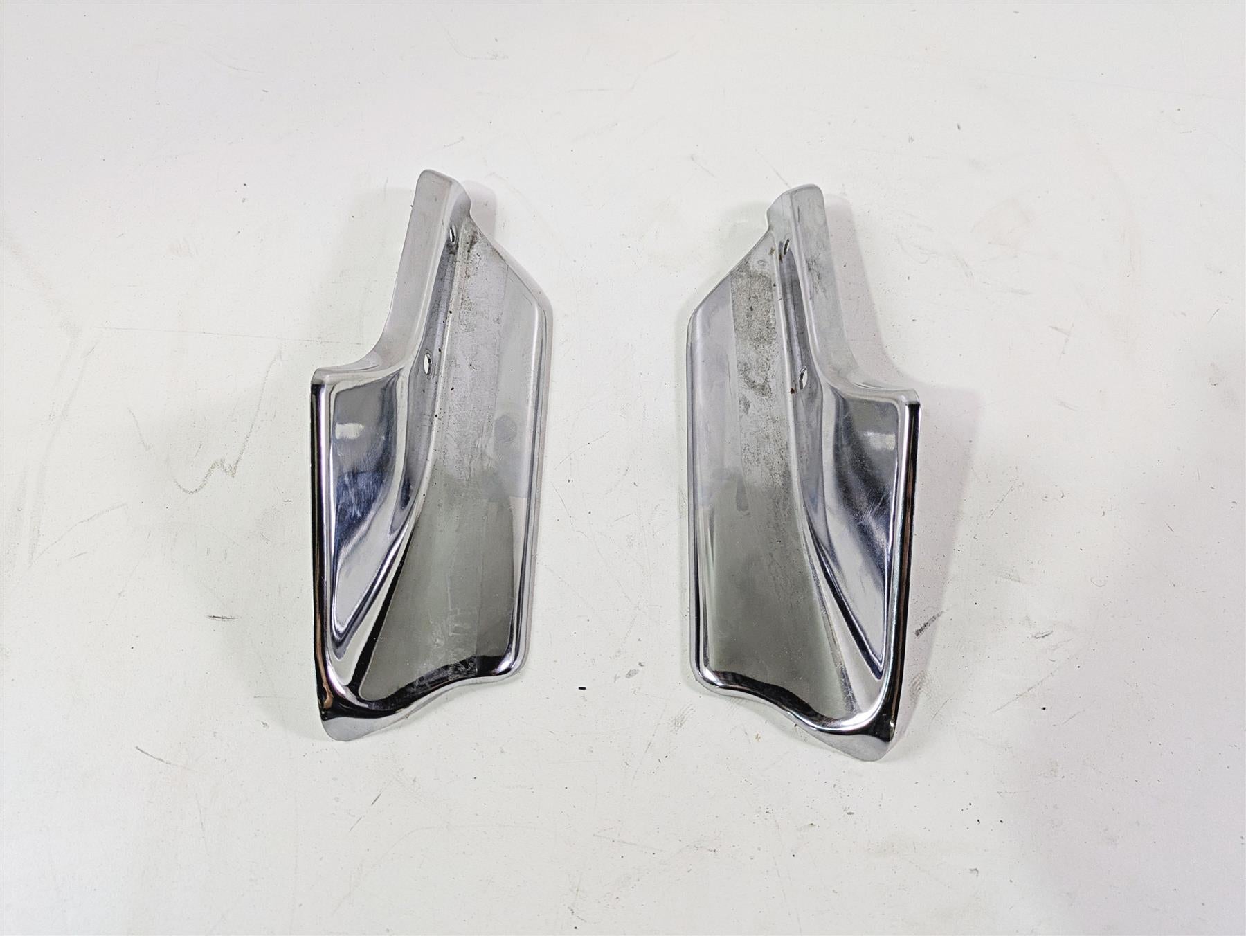 2006 Triumph Rocket 3 Front Fork Lower Cover Protector Set T2045512 T2045513 | Mototech271