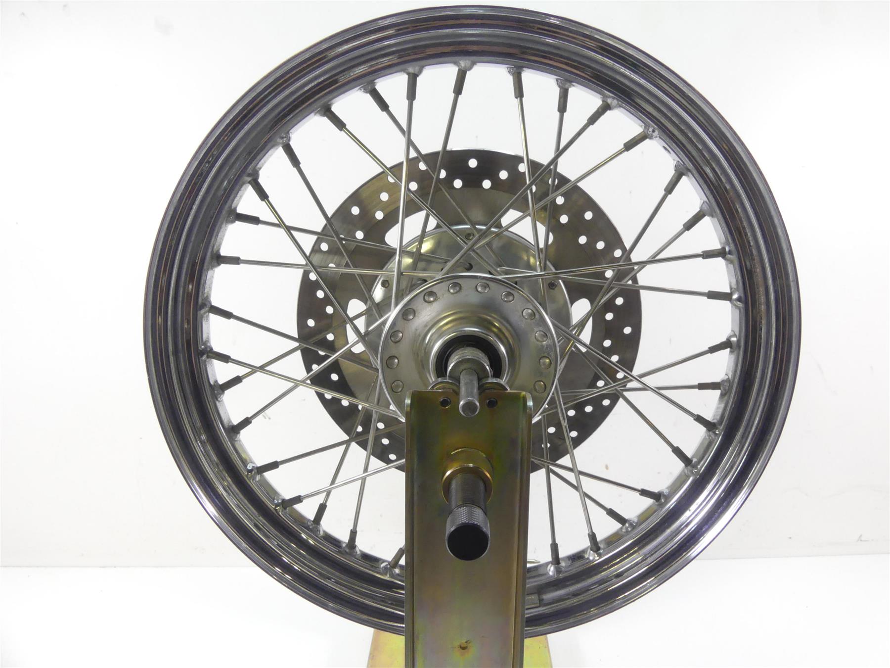 2002 Triumph Bonneville America Front 18x2.5 Wheel Rim -Read T2000054 {{ shop.shopifyCountryName }} - Mototech271