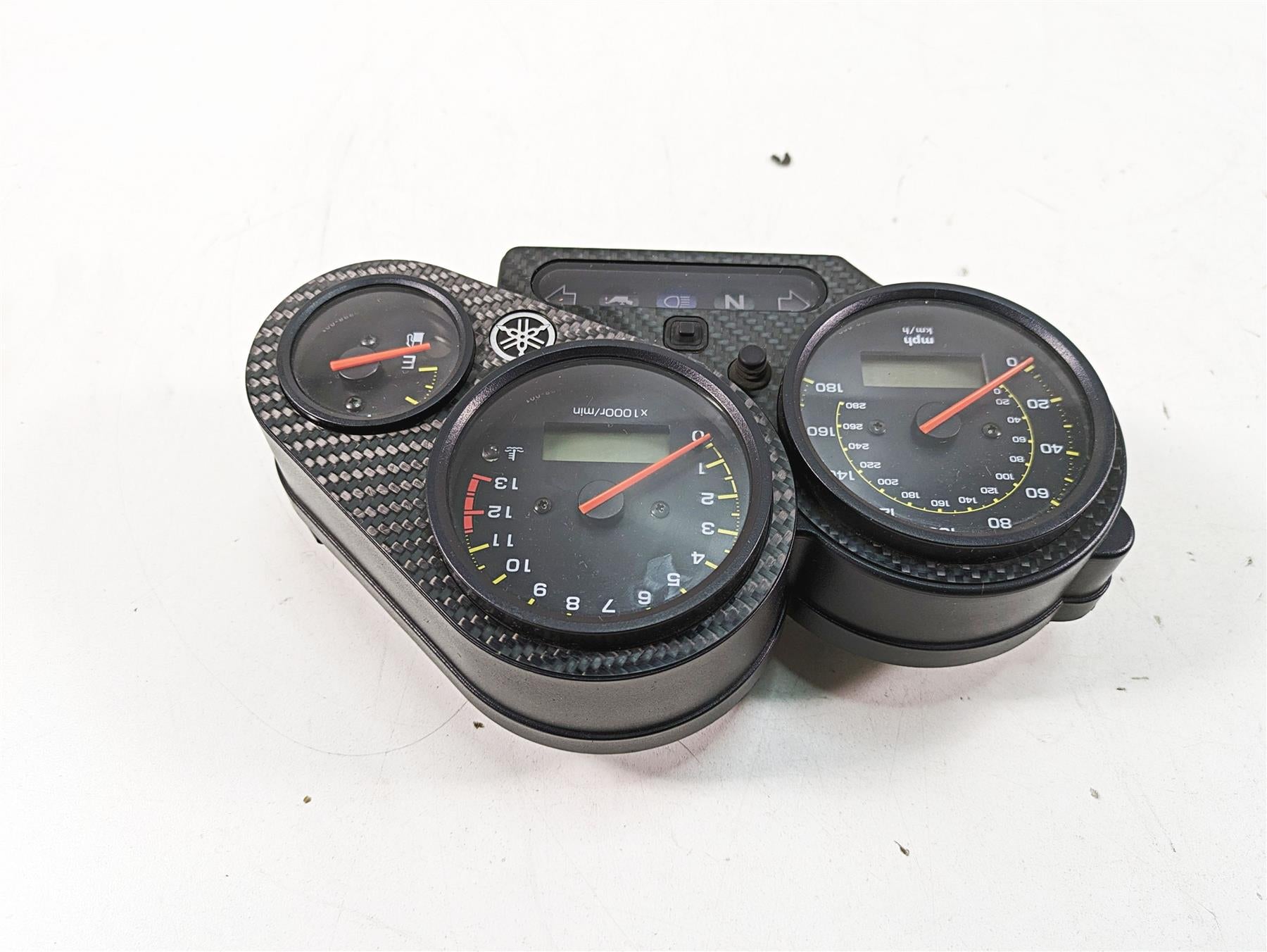 2002 Yamaha FZ1 FZS1000 Fazer Speedometer Gauges Instrument 11k 5LV-83570-10-00 {{ shop.shopifyCountryName }} - Mototech271