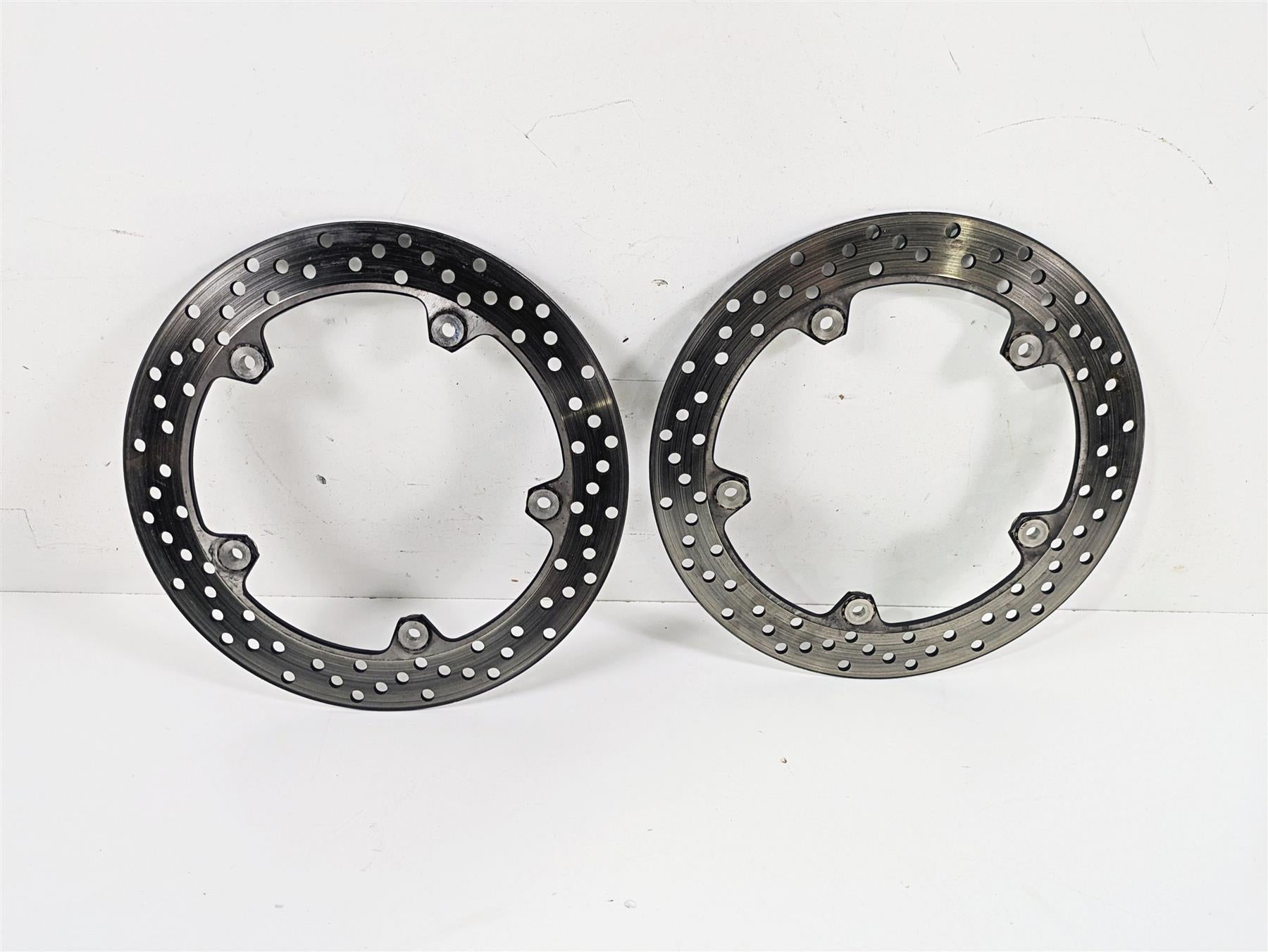 2010 BMW R1200GS K25 Front Brake Disc Rotor Set 305mm 34117711427