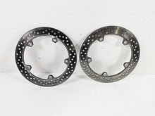 Load image into Gallery viewer, 2010 BMW R1200GS K25 Front Brake Disc Rotor Set 305mm 34117711427
