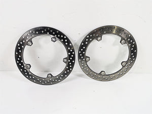 2010 BMW R1200GS K25 Front Brake Disc Rotor Set 305mm 34117711427