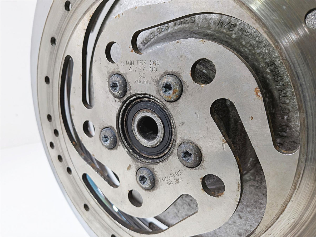 2003 Harley Sportster XL1200 Straight 16x3 Rear Wheel Solid Slots 41013-00A {{ shop.shopifyCountryName }} - Mototech271