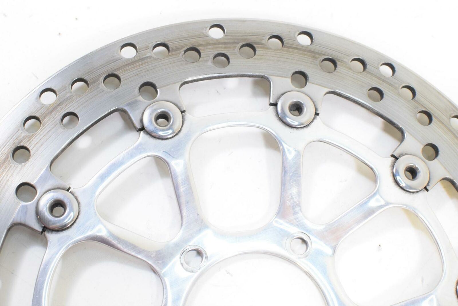 2008 Ducati 848 Front Polished Brake Disc Rotor Set 49240851A {{ shop.shopifyCountryName }} - Mototech271