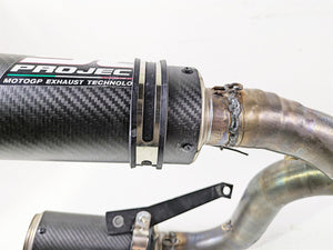 2010 Ducati Streetfighter 1098 S Sc Project Modified Exhaust System Bent