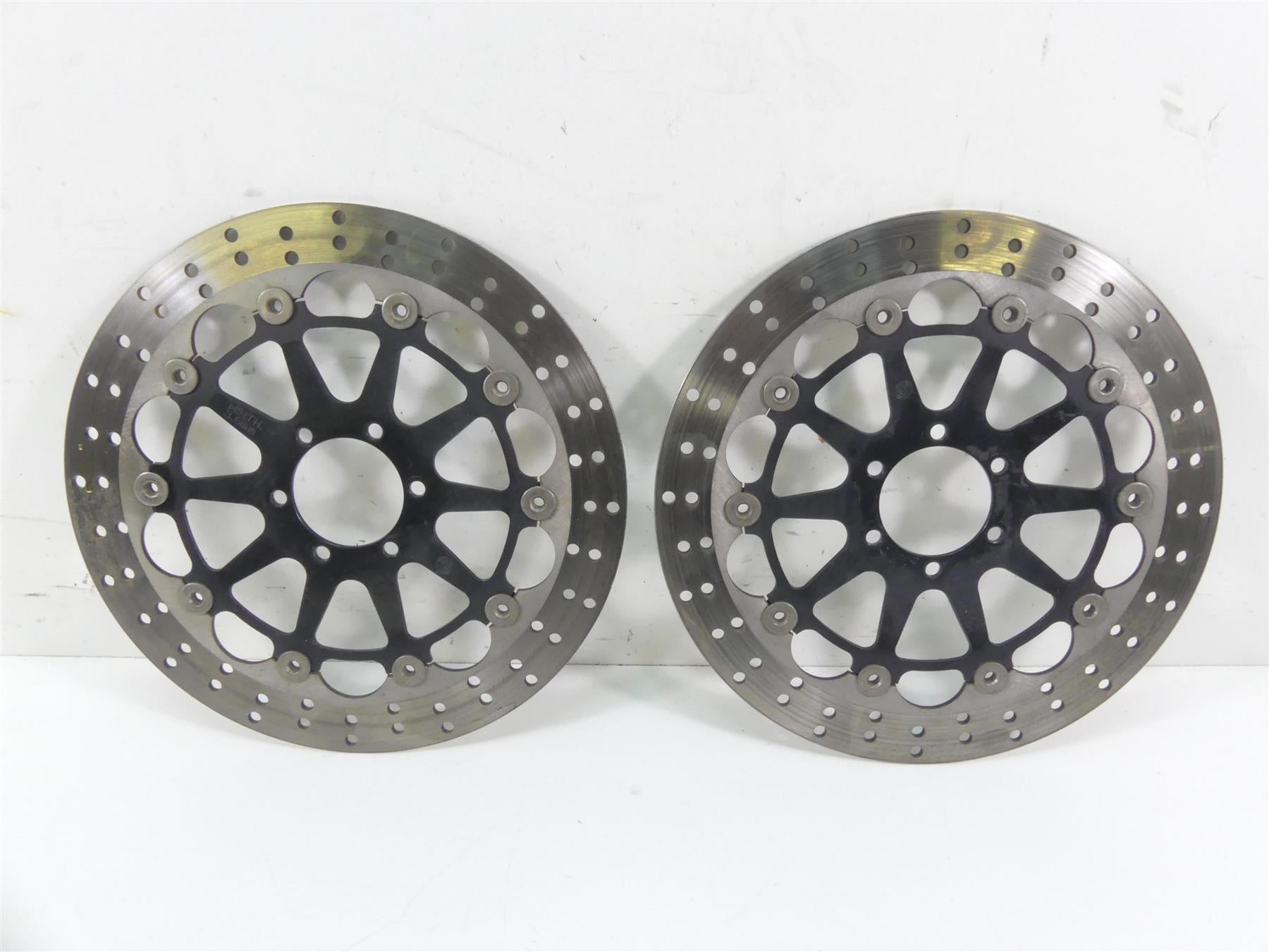 2007 Ducati Sport Classic GT1000 Front Brake Rotor Disc Set 49240291A