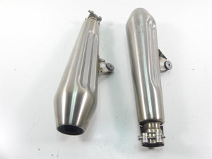 2017 Triumph Thruxton 1200R Exhaust Pipe Muffler Silencer Set T2203872 T2203878