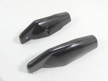 2011 Ducati Hypermotard 1100 SP Front Fork Lower Carbon Fiber Guards 46012801E {{ shop.shopifyCountryName }} - Mototech271