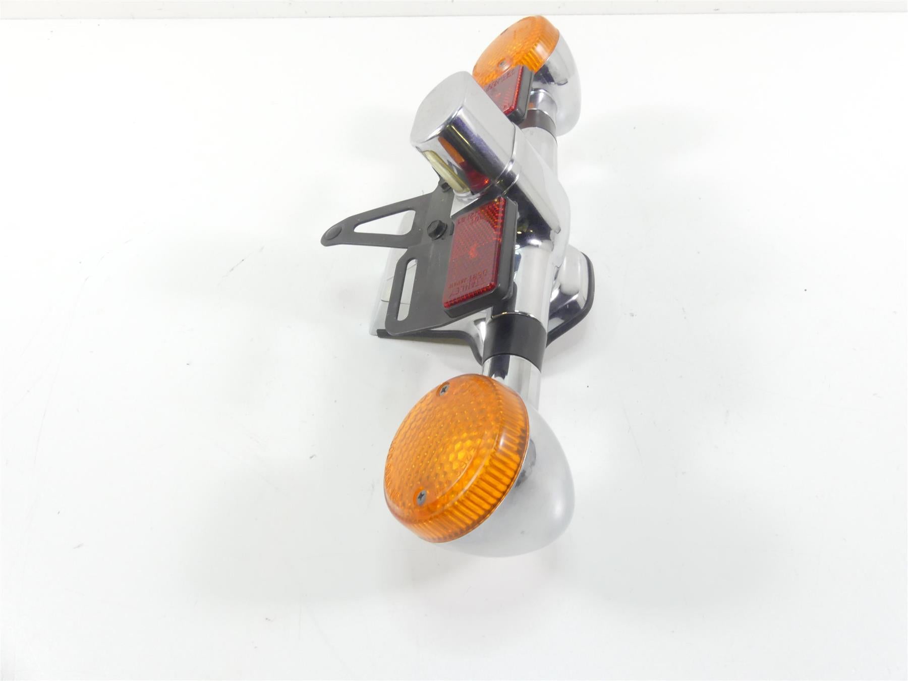 1998 Honda Shadow VT1100T Rear Blinker Turn Signal + Plate Holder 80121-MZ0-700 {{ shop.shopifyCountryName }} - Mototech271