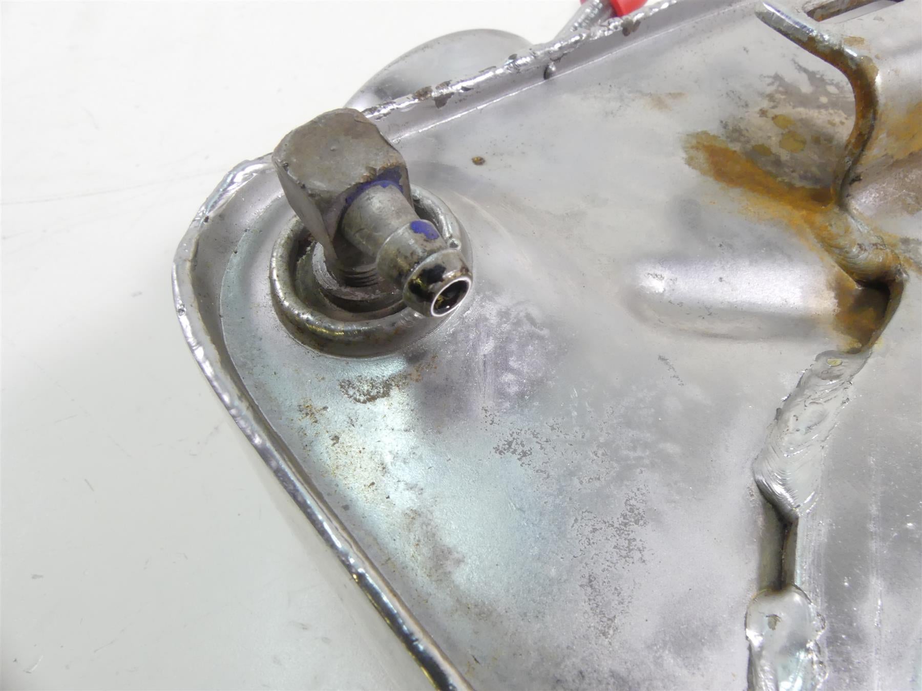 1978 Harley XLH1000 Sportster Ironhead Chrome Oil Tank Reservoir 62505-87 {{ shop.shopifyCountryName }} - Mototech271