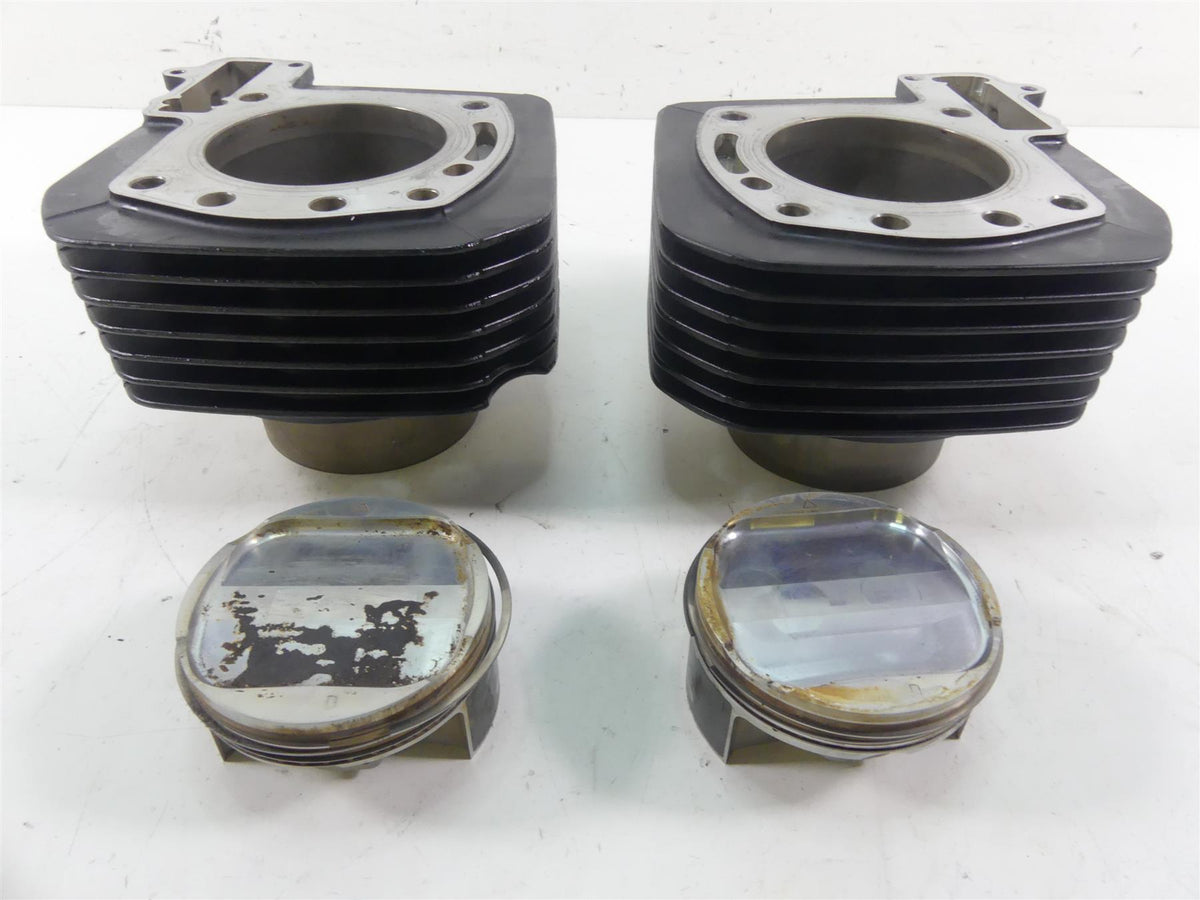 2014 Moto Guzzi Griso 1200 SE 8V Cylinder Jug Piston Set - Nice 981008 981007 {{ shop.shopifyCountryName }} - Mototech271