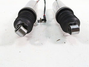 2008 Harley FLHTCU Electra Glide Rear Chrome Air Shock Damper 12" Set | Mototech271