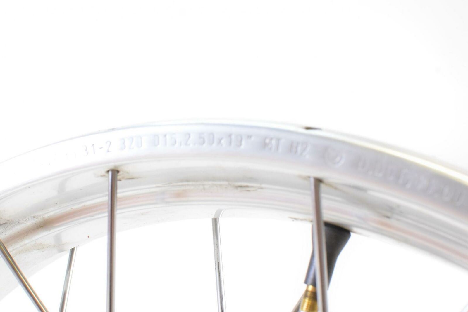 2001 BMW R1150GS R1150 GS R21 Front 2.5x19 Spoke Wheel Rim -Wobble 36312314912 {{ shop.shopifyCountryName }} - Mototech271
