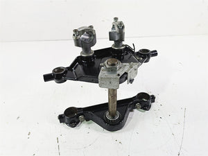 2003 Harley Touring FLHTCUI E-Glide 100th Upper Lower Triple Tree Set 45446-87A