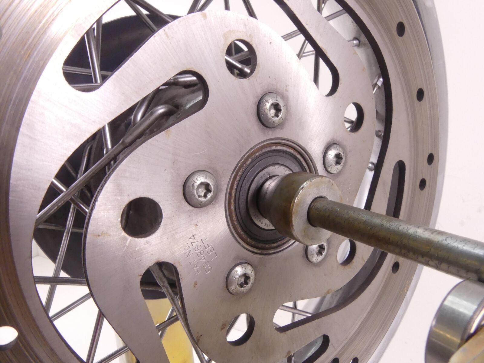 2006 Harley FLSTCI Softail Heritage Straight Front Wheel Rim 16x3 43005-05A {{ shop.shopifyCountryName }} - Mototech271