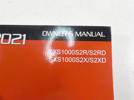 2021 Honda Talon SXS1000 S2X 1000R Owners Manual Book Set 00X31-HL6-6200 {{ shop.shopifyCountryName }} - Mototech271