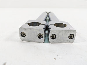 1999 Harley Dyna FXDL Low Rider 6" Chrome Handlebar Riser Holder Clamps | Mototech271