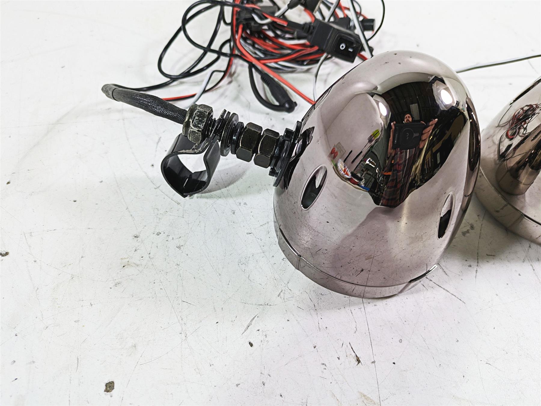 2002 Honda VTX1800 Retro Front Handlebar Speaker Set {{ shop.shopifyCountryName }} - Mototech271