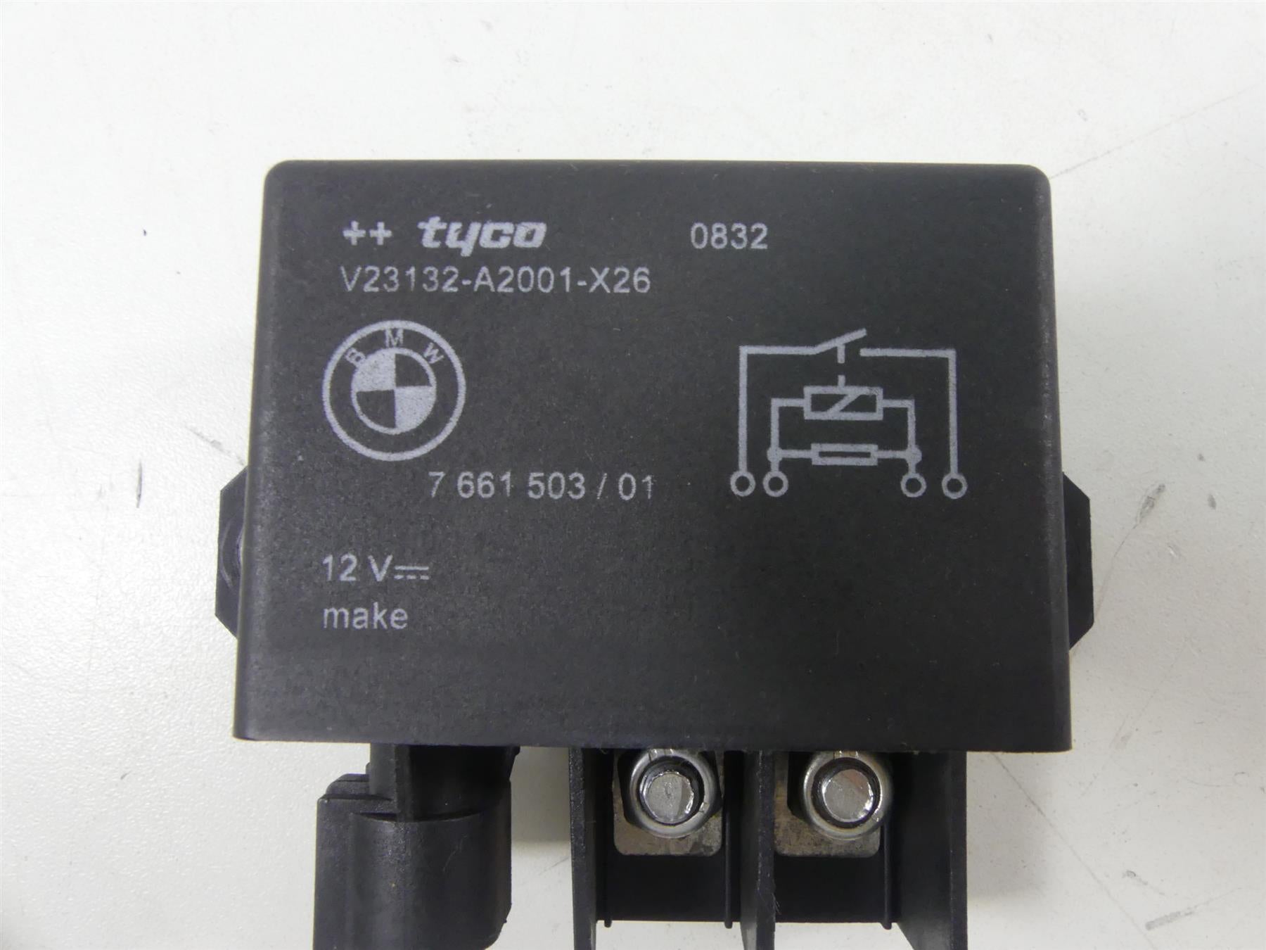 2009 BMW F800GS K72 Starter Relay With Mount 61367661503 {{ shop.shopifyCountryName }} - Mototech271