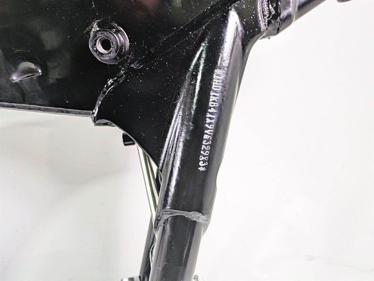 2009 Harley Touring FLHX Street Glide Straight Main Frame & Subframe With Salvage Texas Title 47900-11BHP {{ shop.shopifyCountryName }} - Mototech271