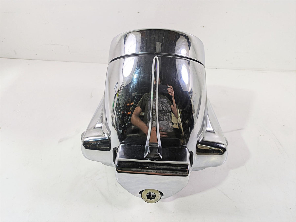 2007 Harley Touring FLHRSE CVO Road King Chrome Nacelle Headlight Set 67674-03 {{ shop.shopifyCountryName }} - Mototech271