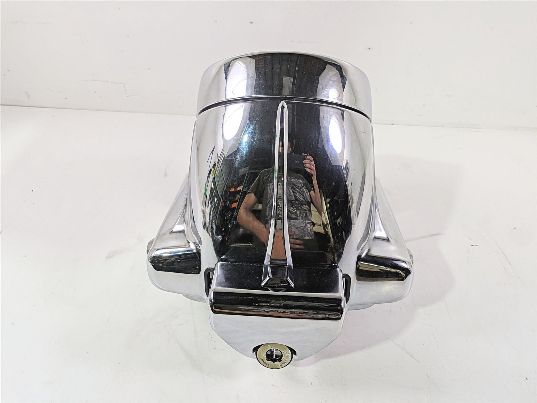 2007 Harley Touring FLHRSE CVO Road King Chrome Nacelle Headlight Set 67674-03 {{ shop.shopifyCountryName }} - Mototech271