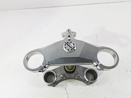 2008 Ducati SBK 1098 S Upper Lower Triple Tree Ohlins Set 34220331A 34110632A {{ shop.shopifyCountryName }} - Mototech271