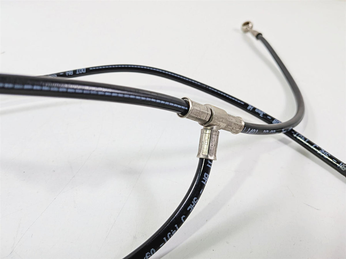 2009 Ducati Hypermotard 1100 S Front Rear Brake Line Hose Set-Mototech271