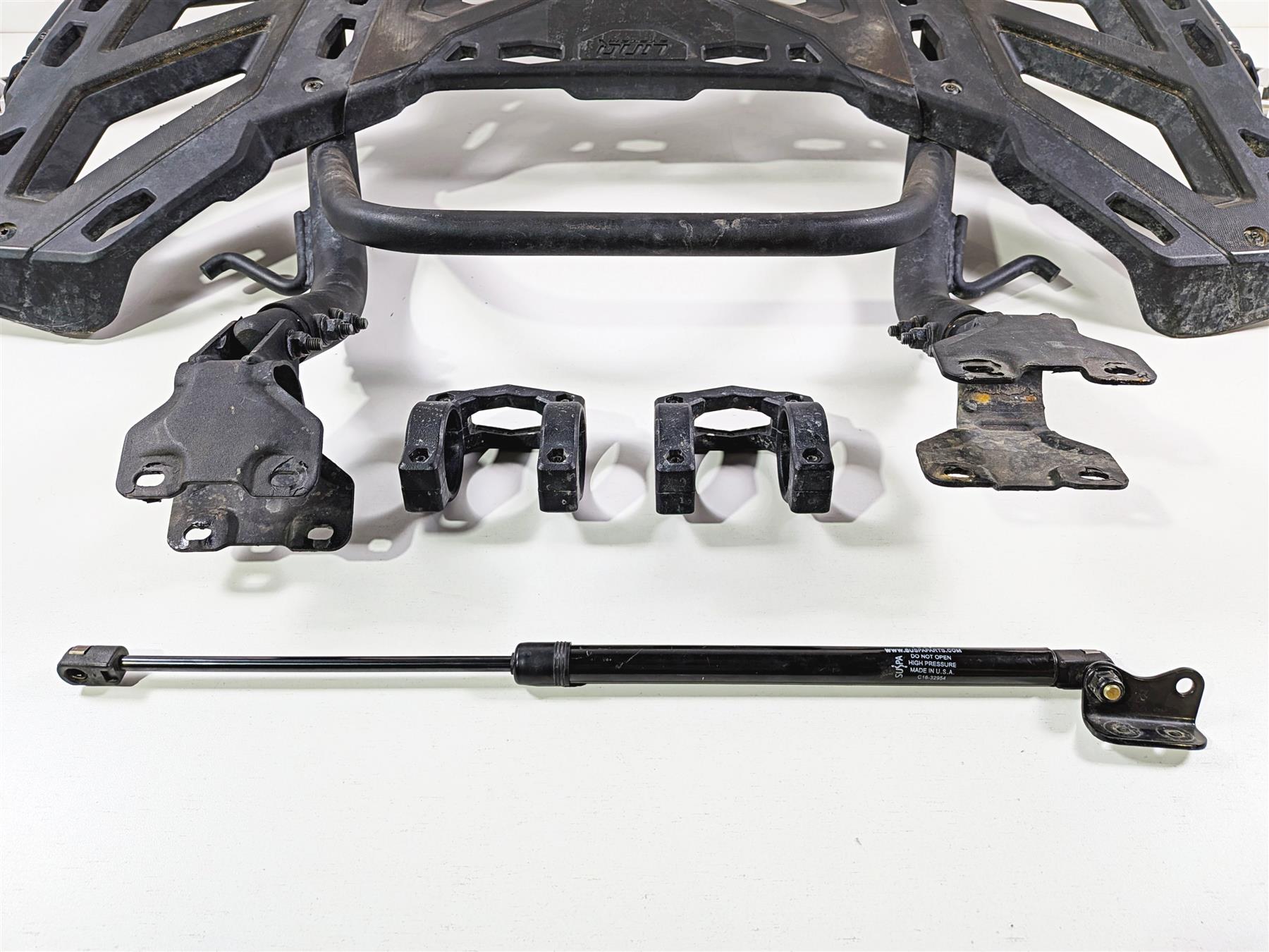 2018 Can Am Maverick X3 XRC Turbo R Linq Pivoting Rear Rack Black 715008295 {{ shop.shopifyCountryName }} - Mototech271